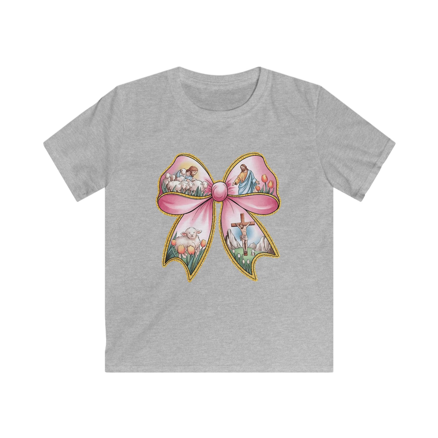 Easter Story Bow Youth Tee