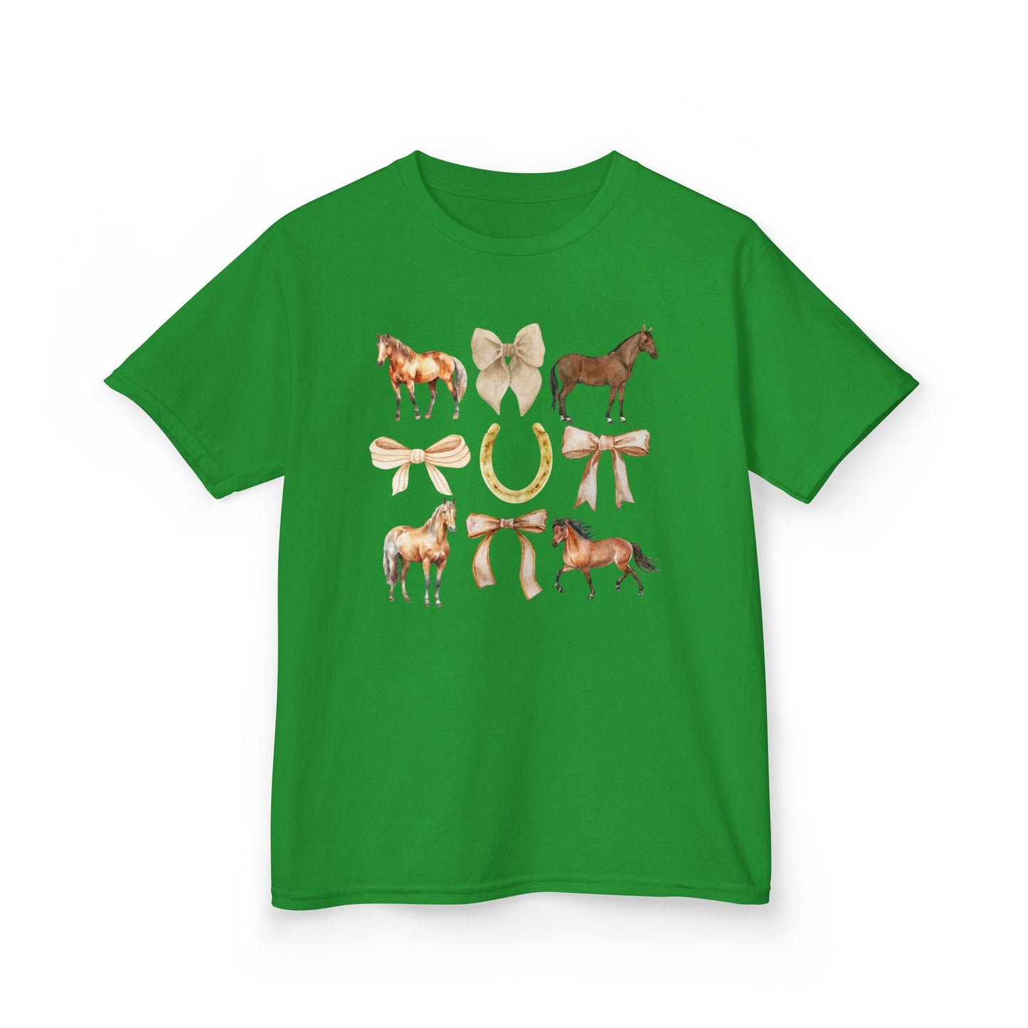 Youth Horse & Bow Coquette Tee
