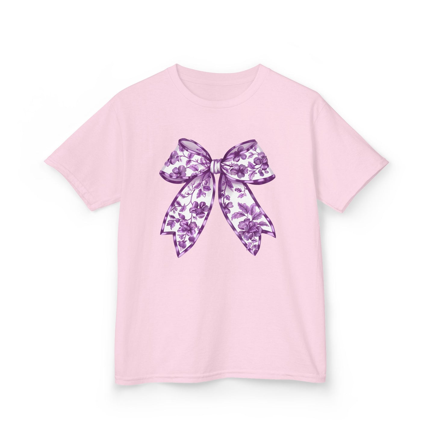 Purple Chinoiserie Bow Youth Tee