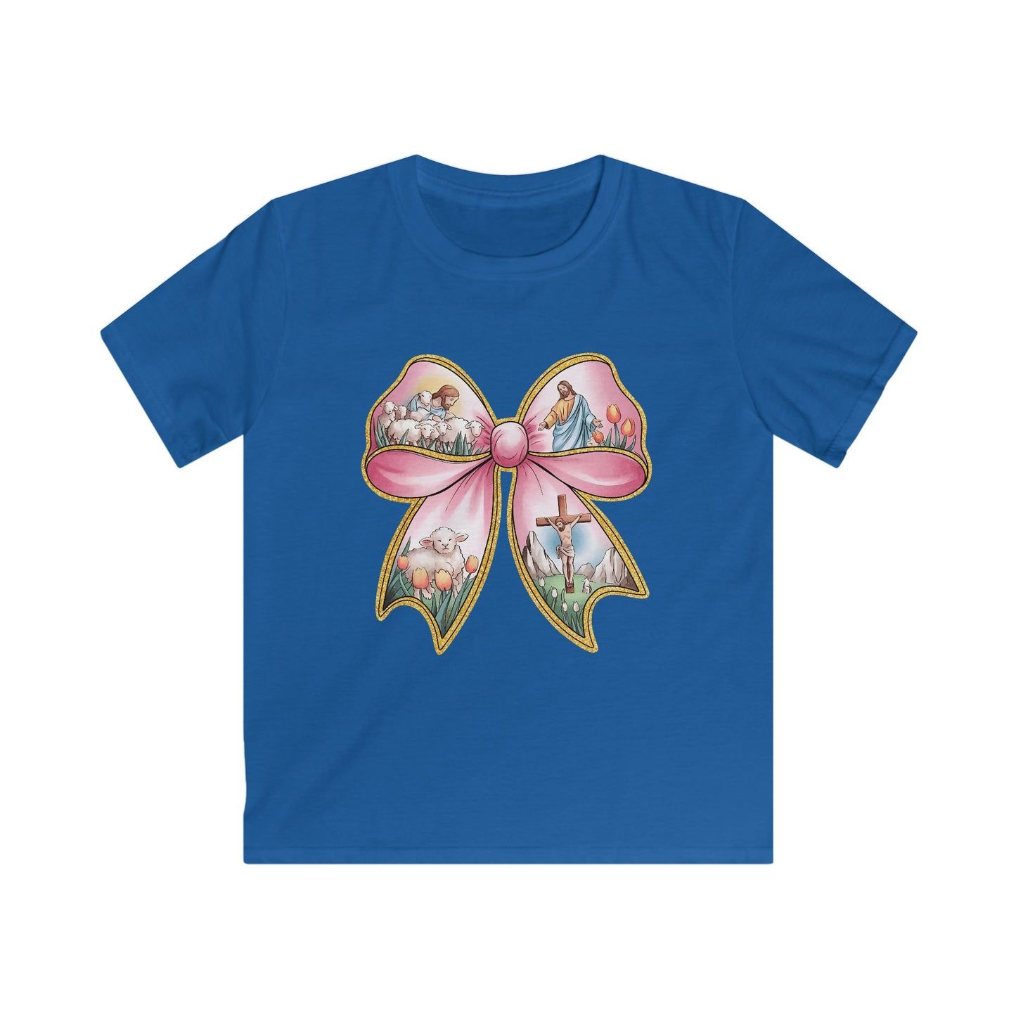 Easter Story Bow Youth Tee