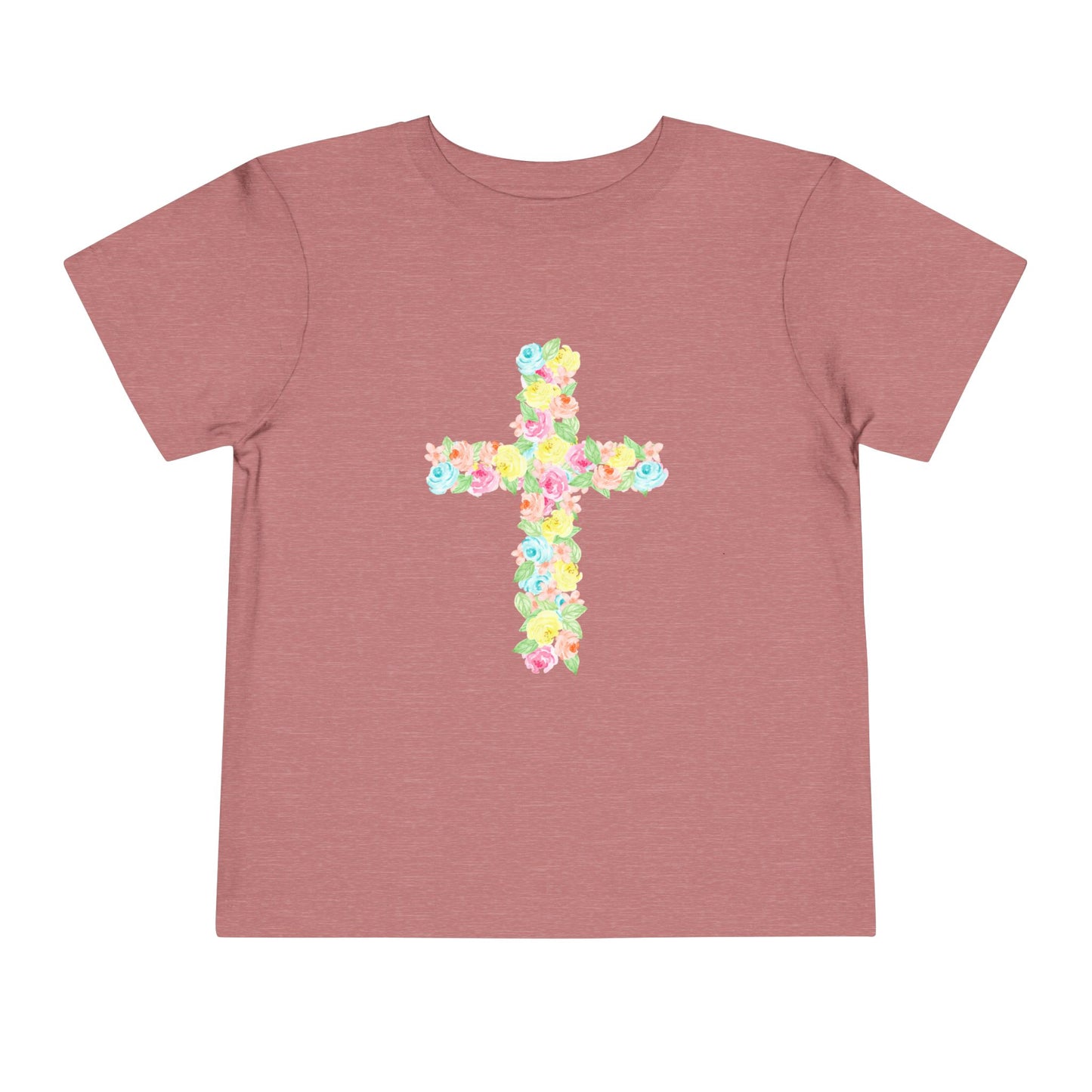 Floral Cross Toddler Tee