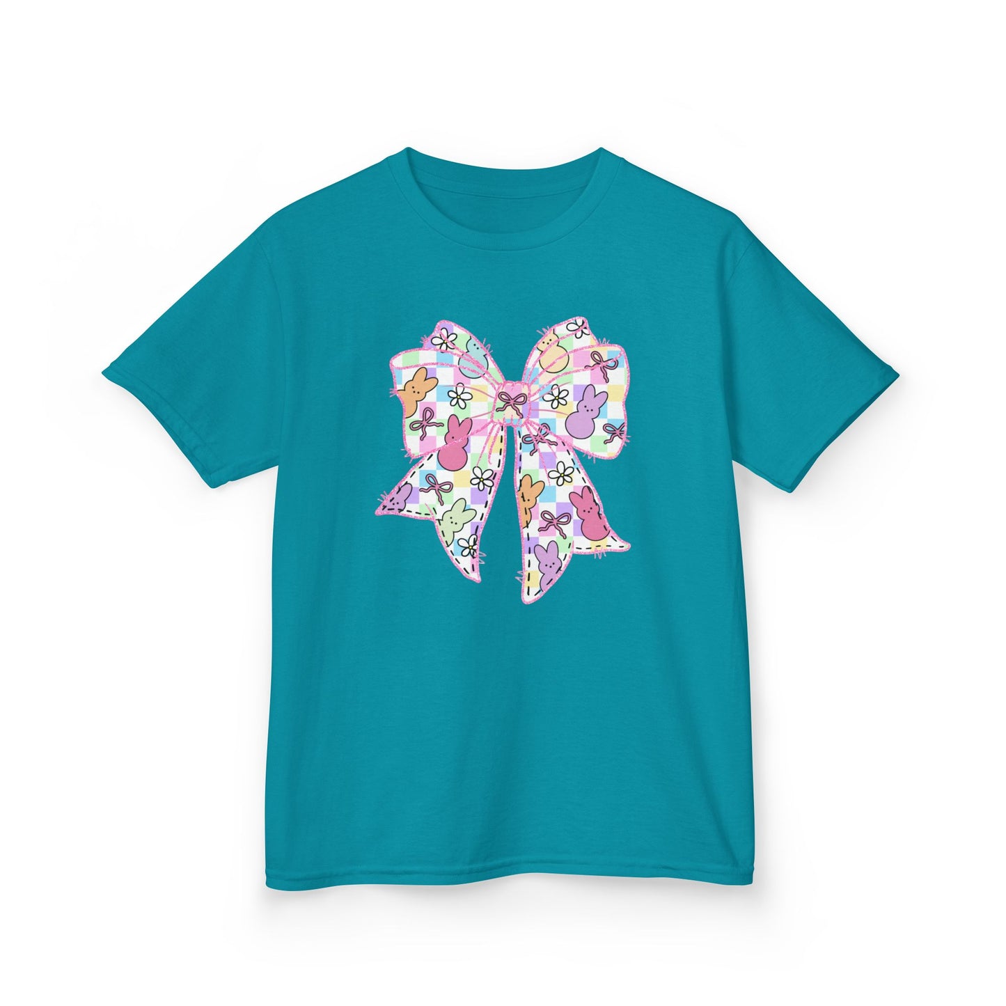 Easter Peeps Coquette Bow Youth Tee