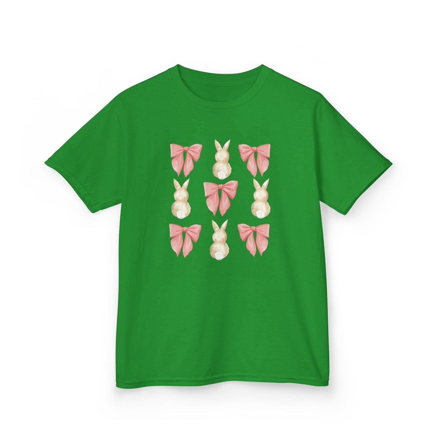 Bunnies & Pink Bow Coquette Youth Tee