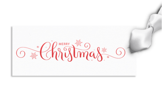 Happy Holidays Simple Gift Tags