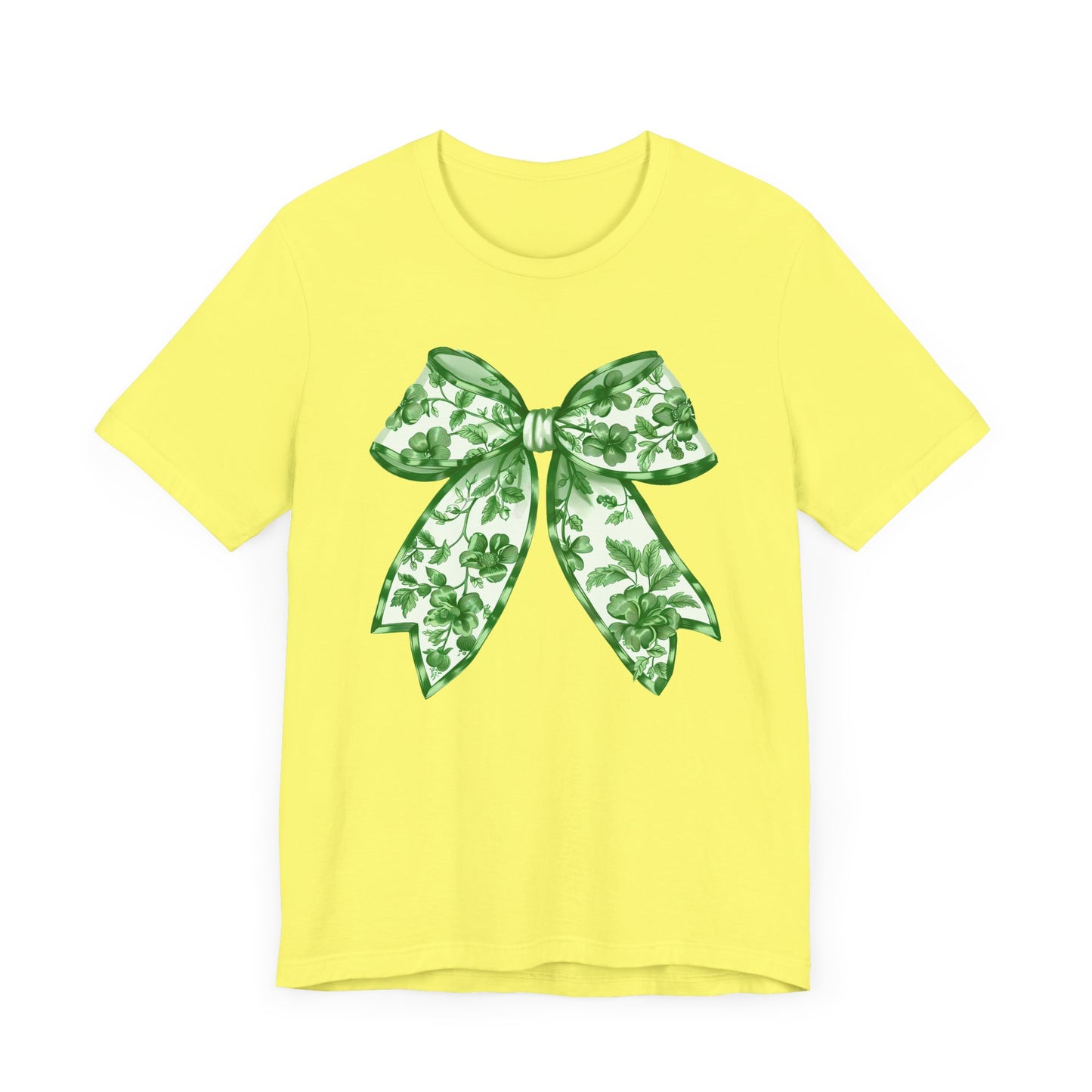 Green Chinoiserie Bow Adult Tee