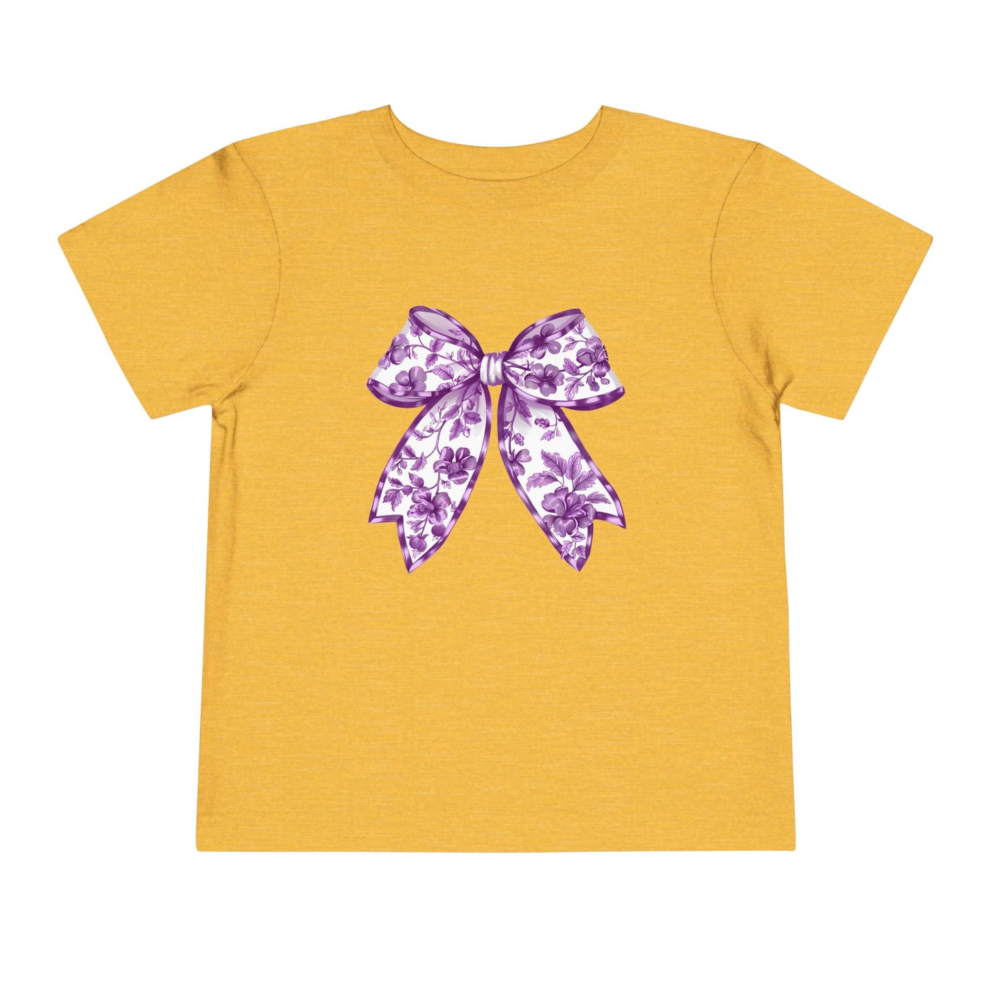 Purple Chinoiserie Bow Toddler Tee