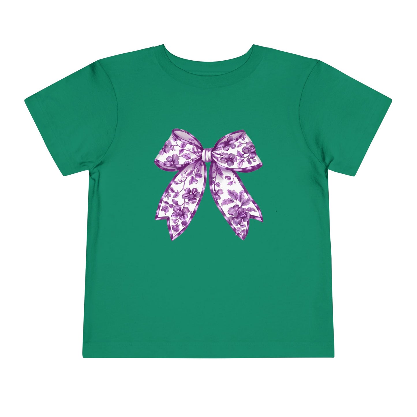 Purple Chinoiserie Bow Toddler Tee