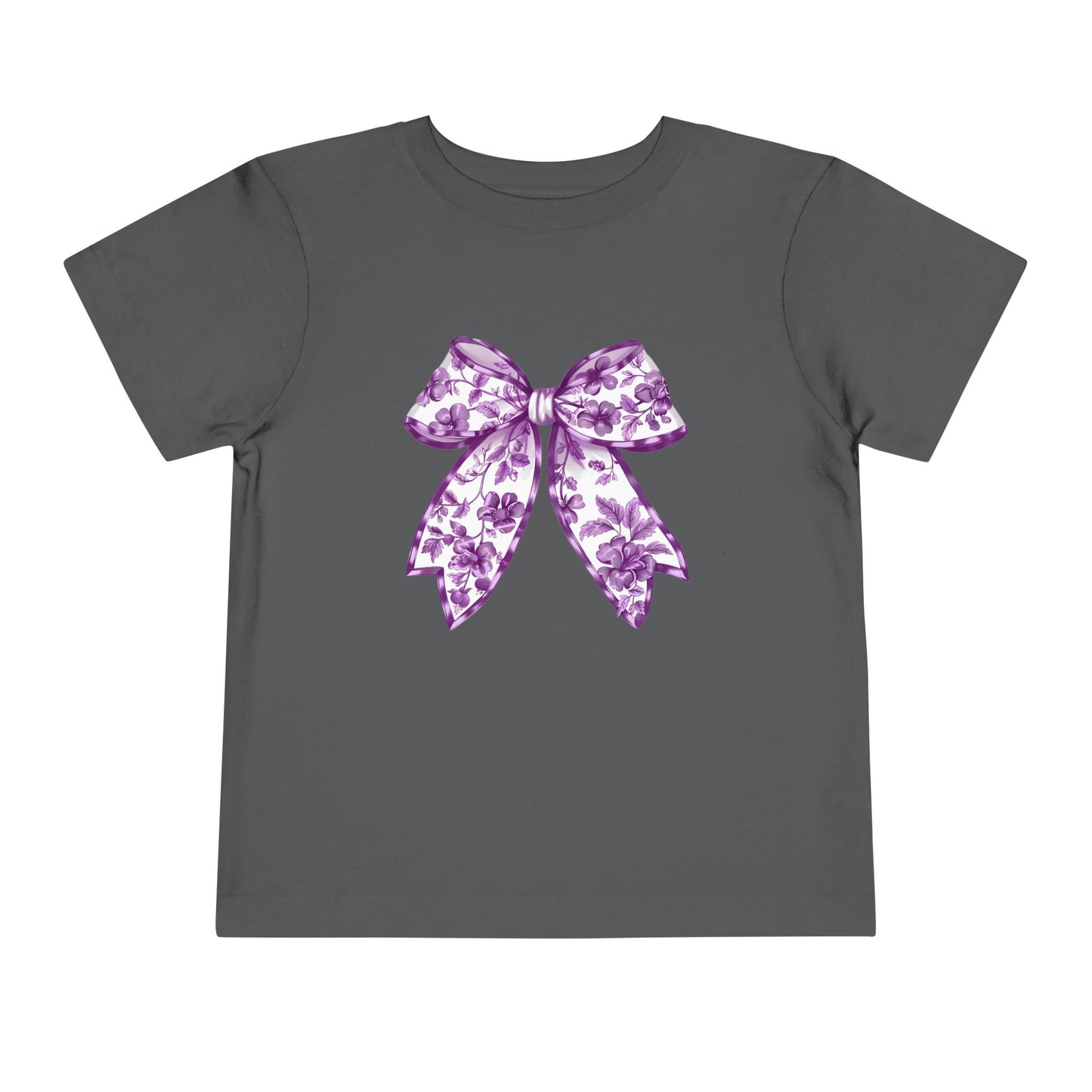 Purple Chinoiserie Bow Toddler Tee
