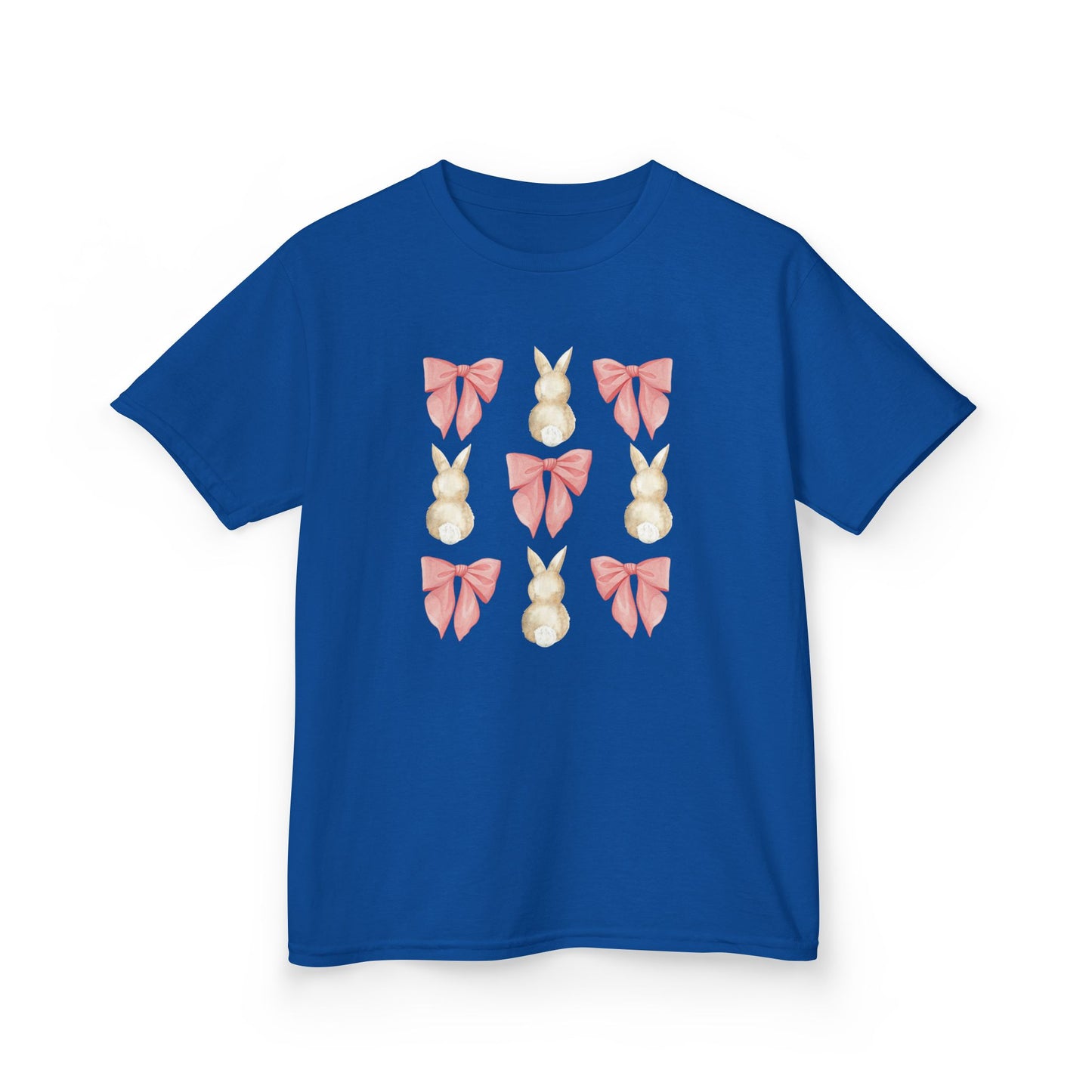 Bunnies & Pink Bow Coquette Youth Tee