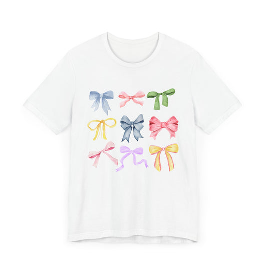 Colorful Bow Coquette Tee