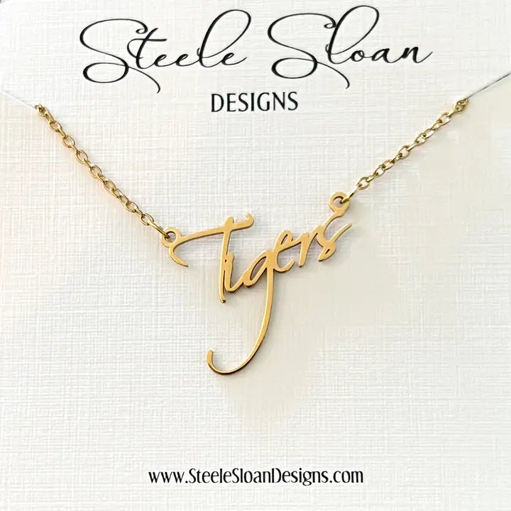 Tigers Gold Necklace
