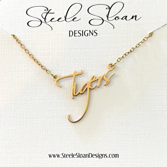 Tigers Gold Necklace