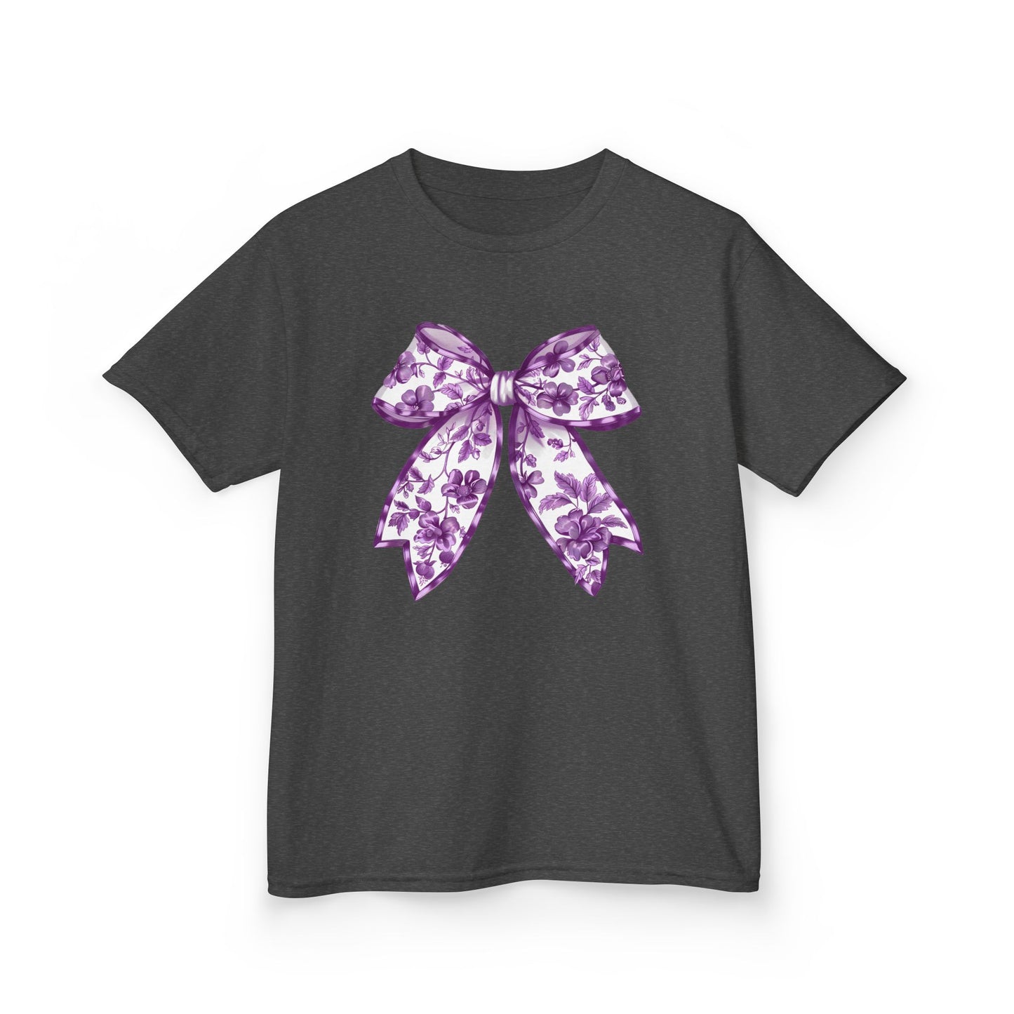 Purple Chinoiserie Bow Youth Tee