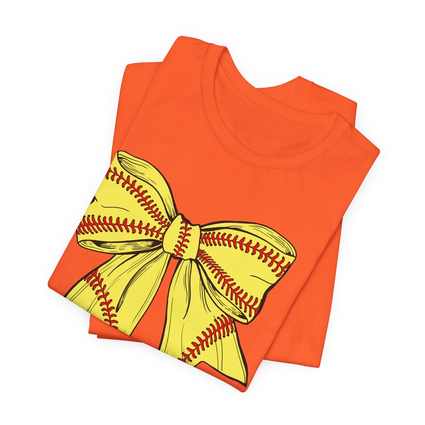 Softball Bow Adult Tee