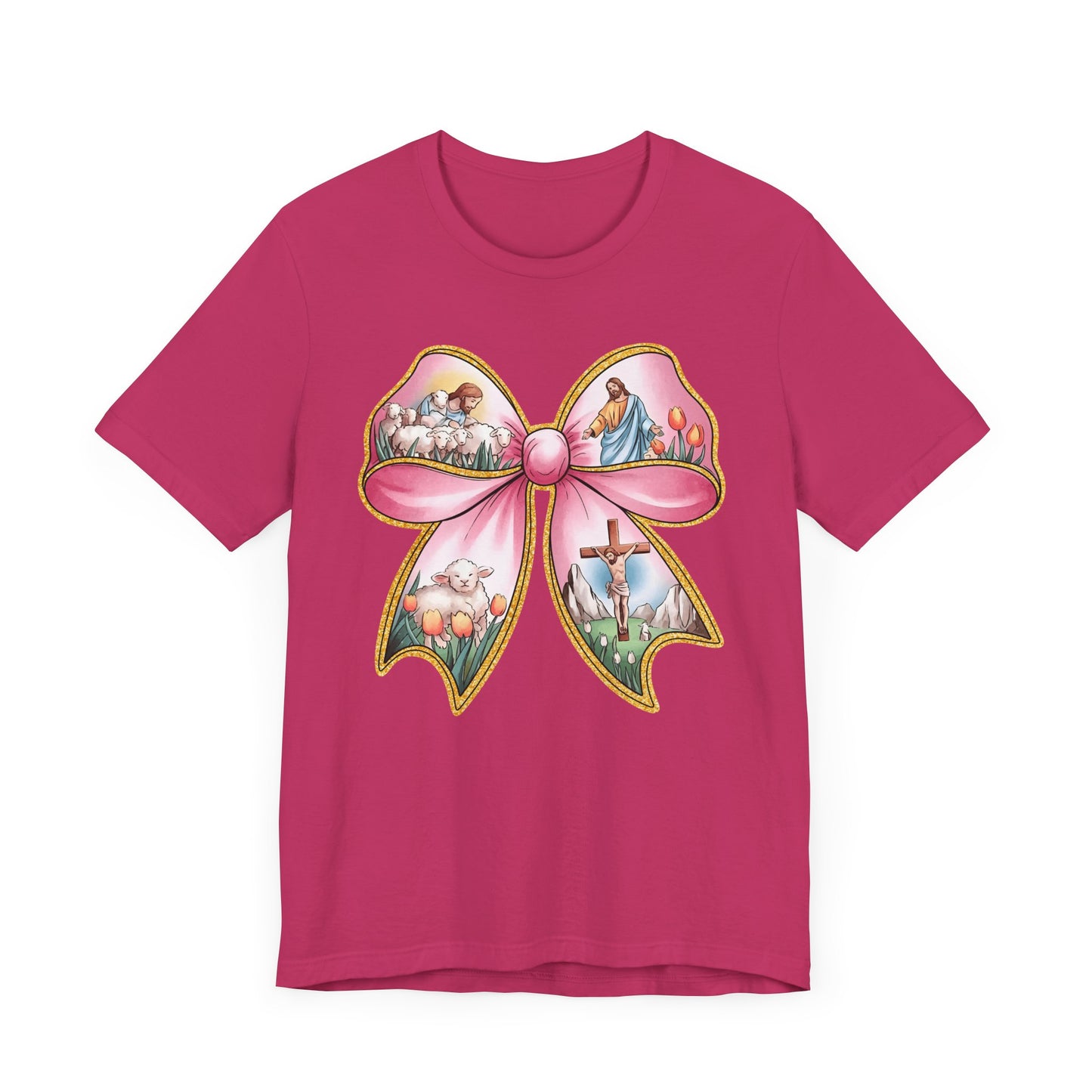 Easter Story Bow Adult Tee