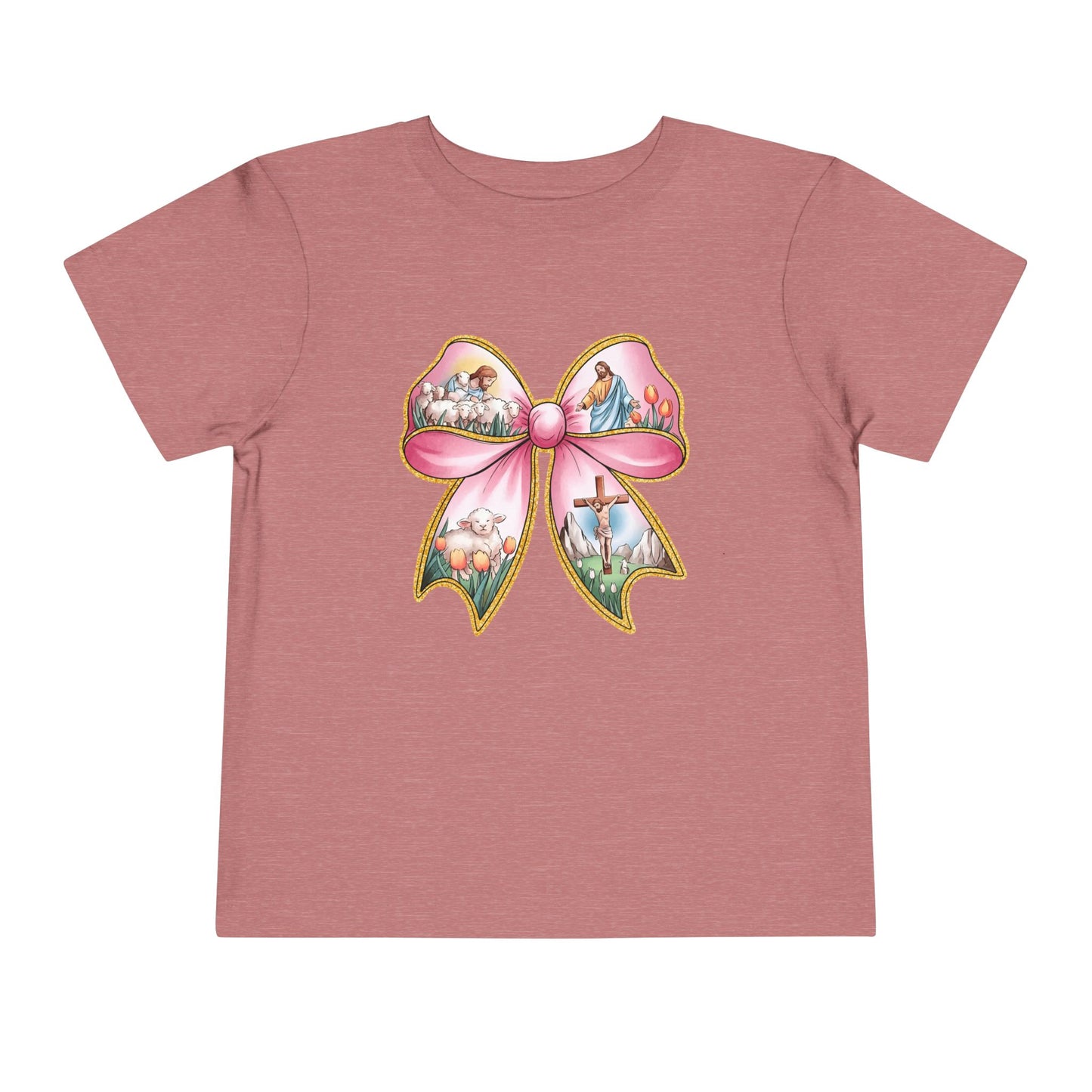 Easter Story Bow Toddler Tee