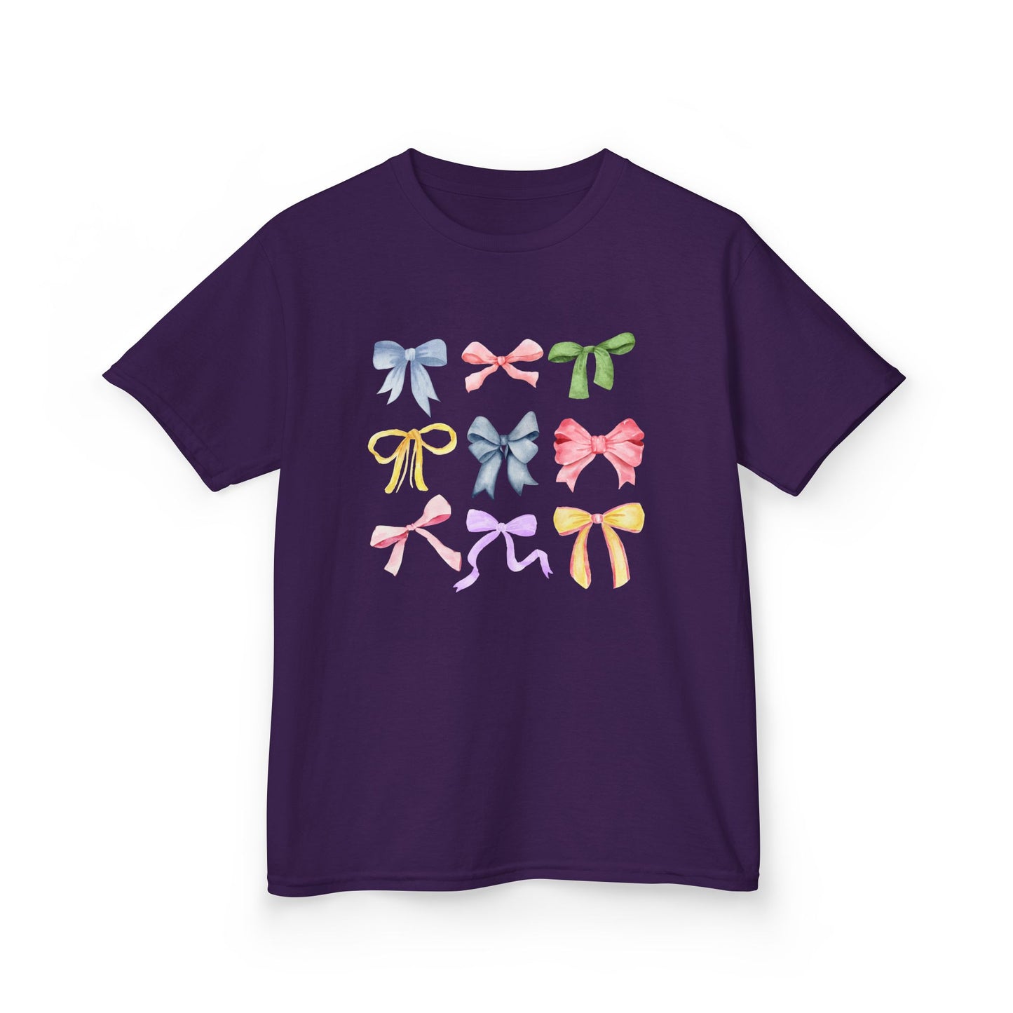 Youth Colorful Bow Coquette Tee