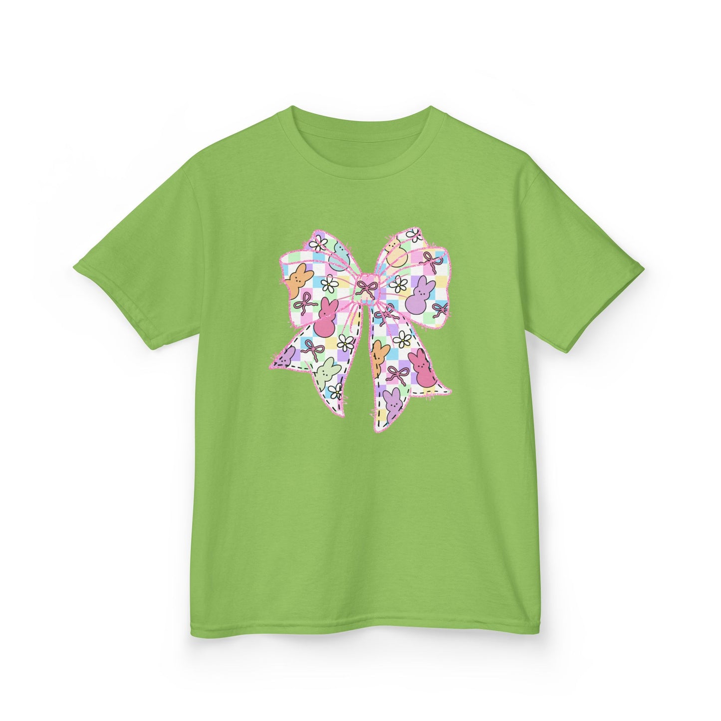 Easter Peeps Coquette Bow Youth Tee