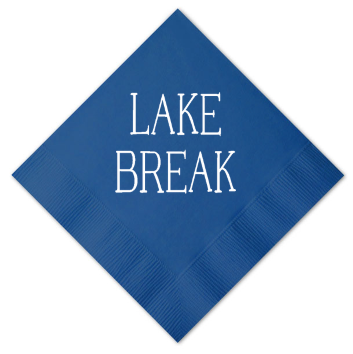 Lake Break Beverage Napkin