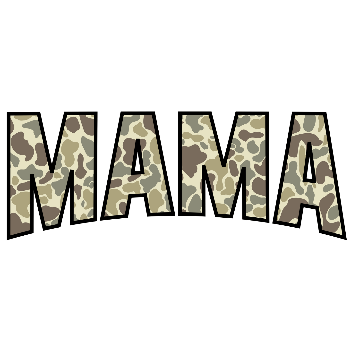 Camo Mama DTF Transfer
