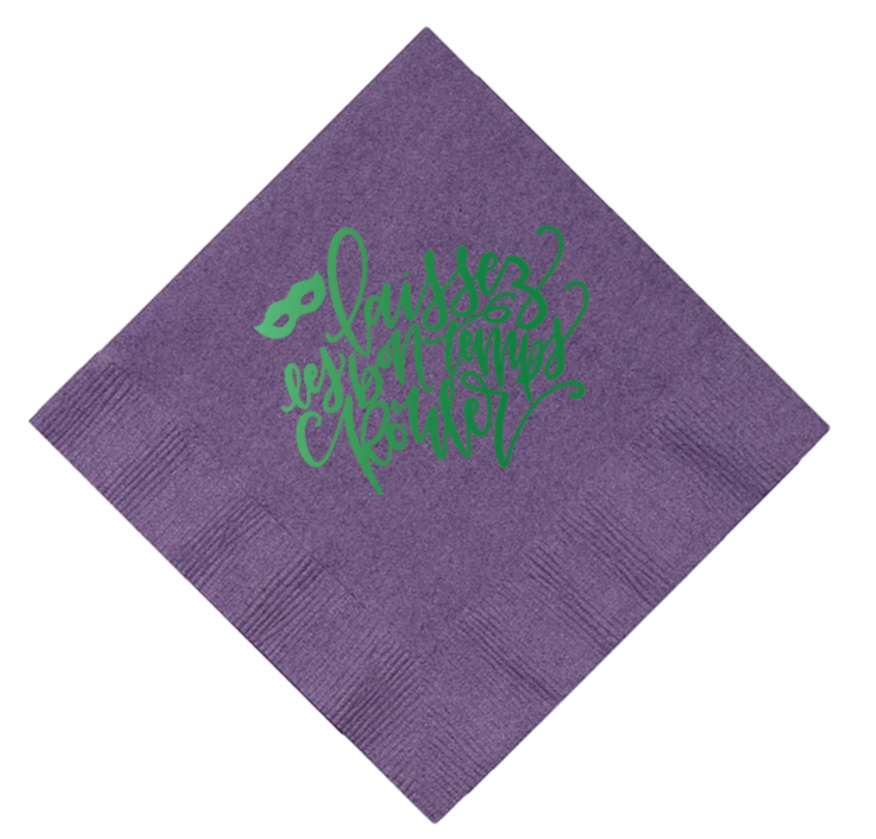 Laissez les bon temps Rouler Beverage Napkin