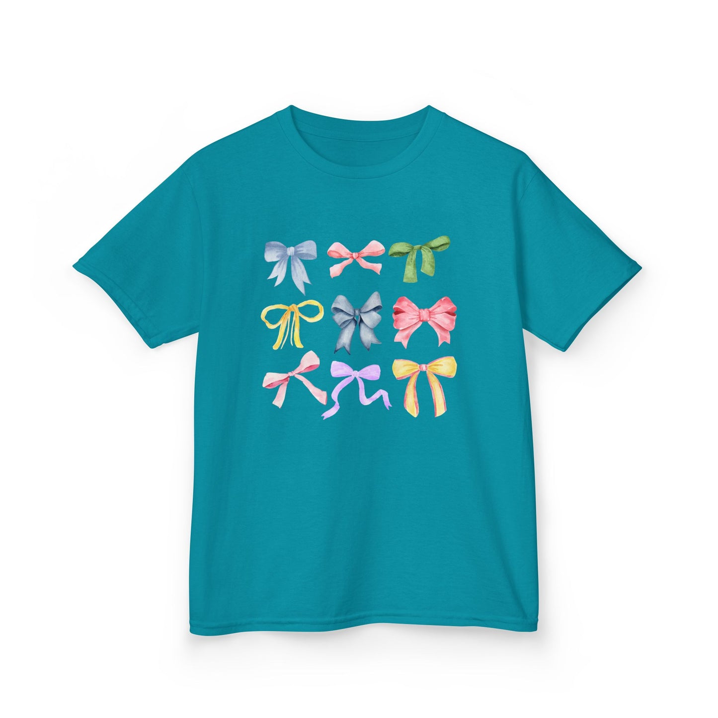 Youth Colorful Bow Coquette Tee