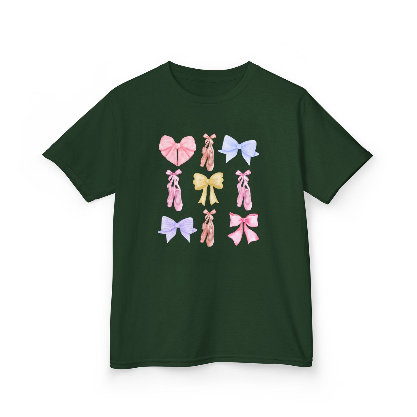 Youth Ballet Slippers & Bows Tee