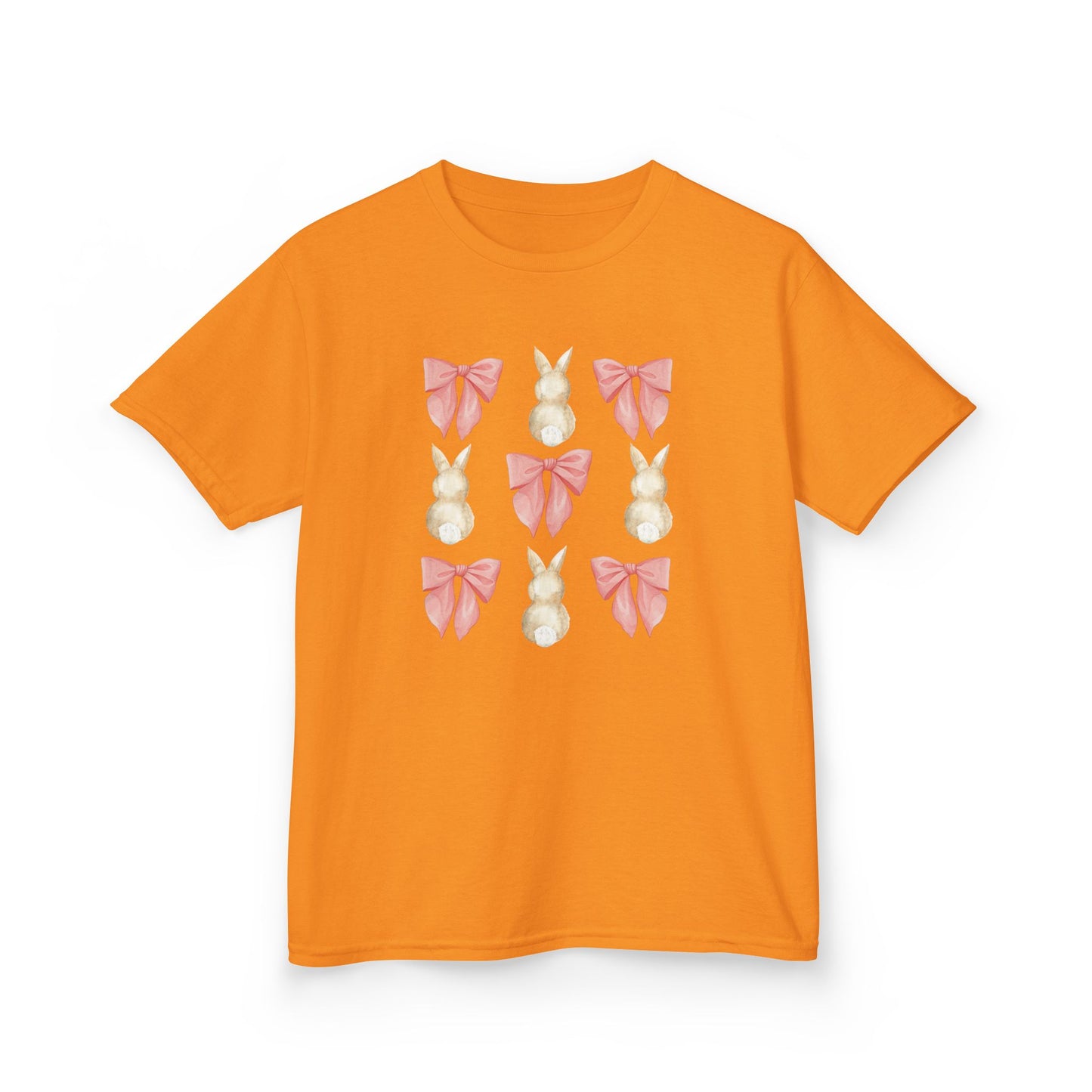 Bunnies & Pink Bow Coquette Youth Tee