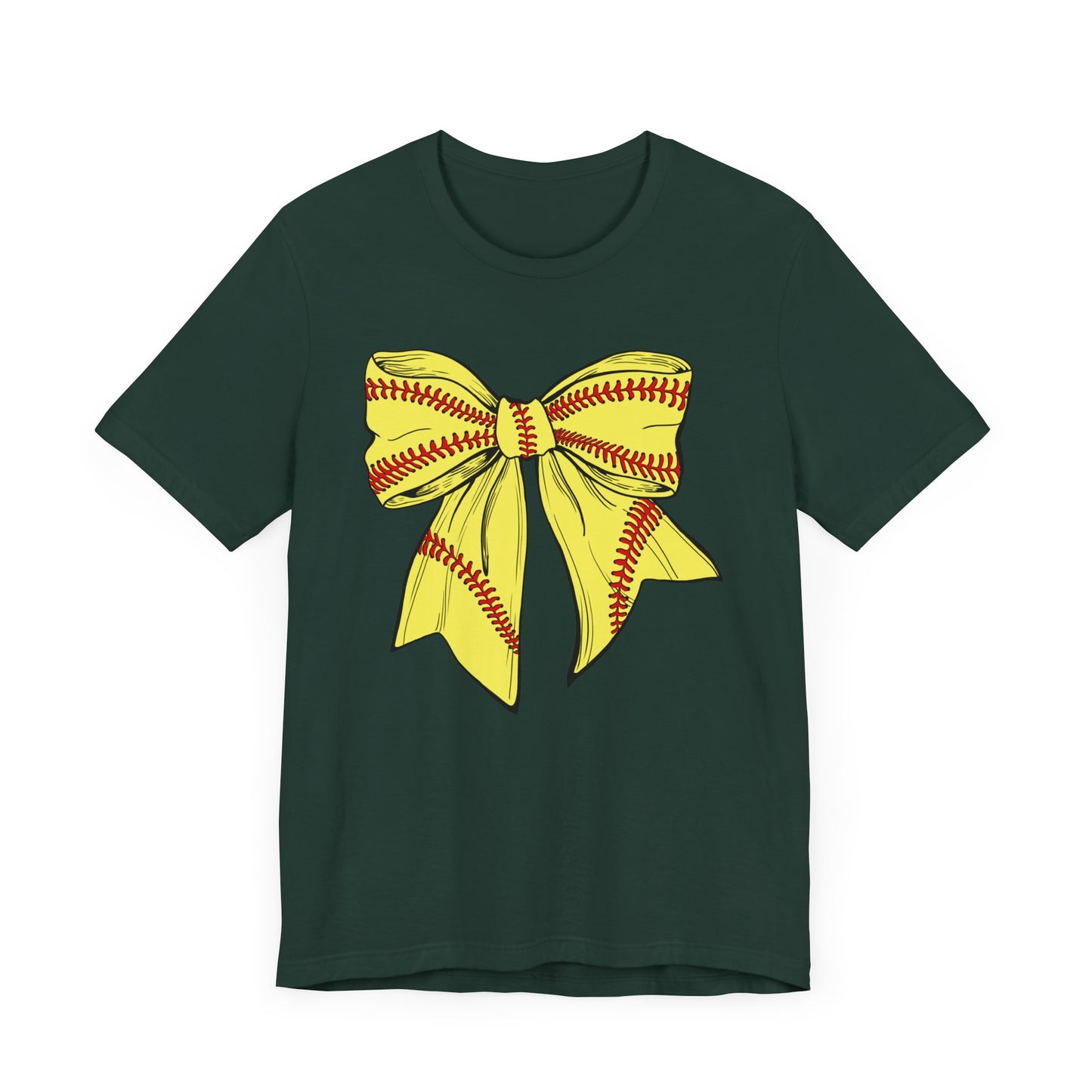 Softball Bow Adult Tee
