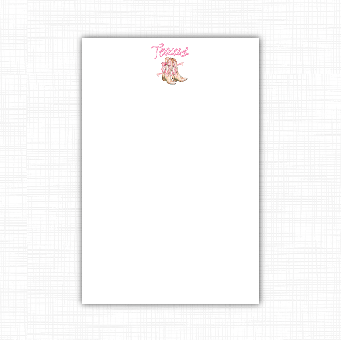State Coquette Boots Notepad
