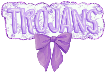 Trojans Toile Coquette DTF Transfer