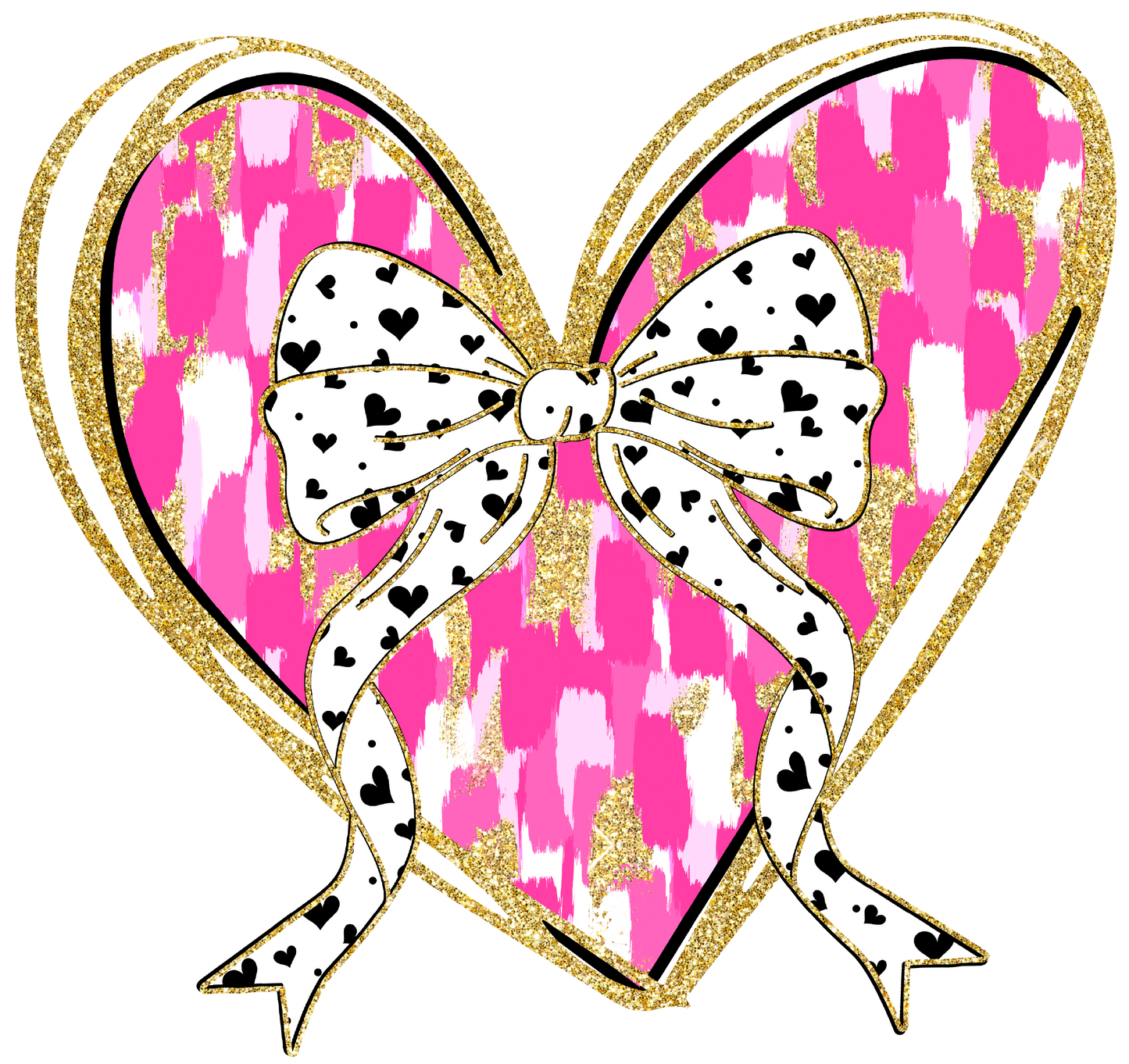 Brushstroke Heart DTF Transfer