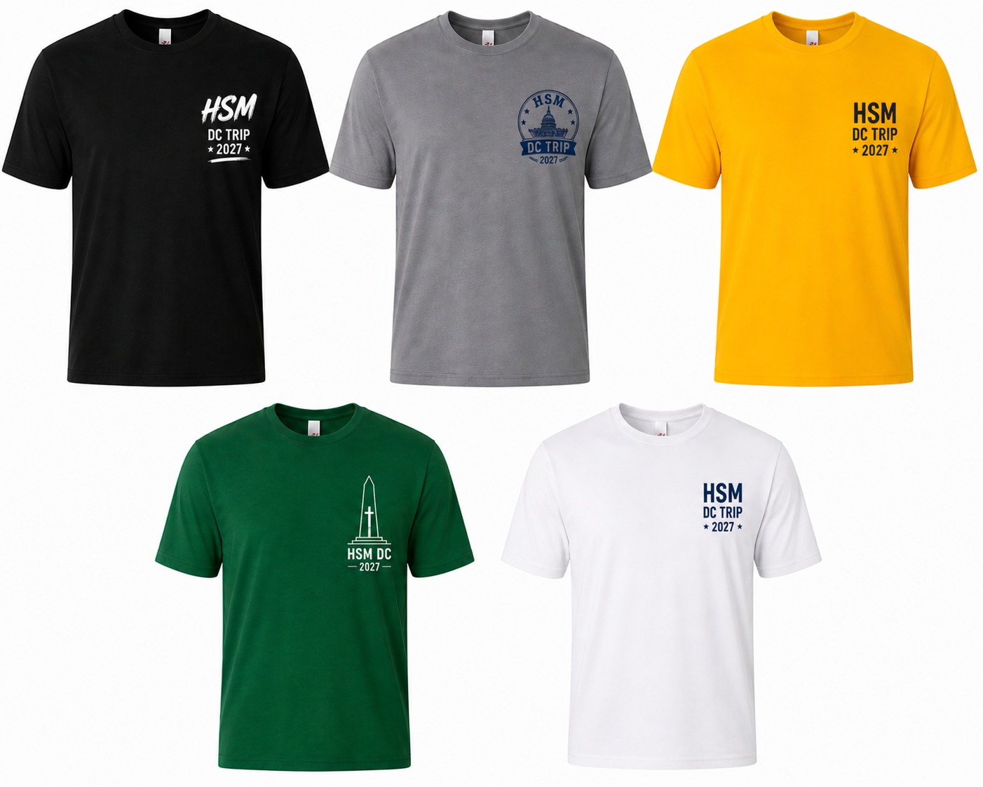 HSM DC 2027 Trip Shirt Pack