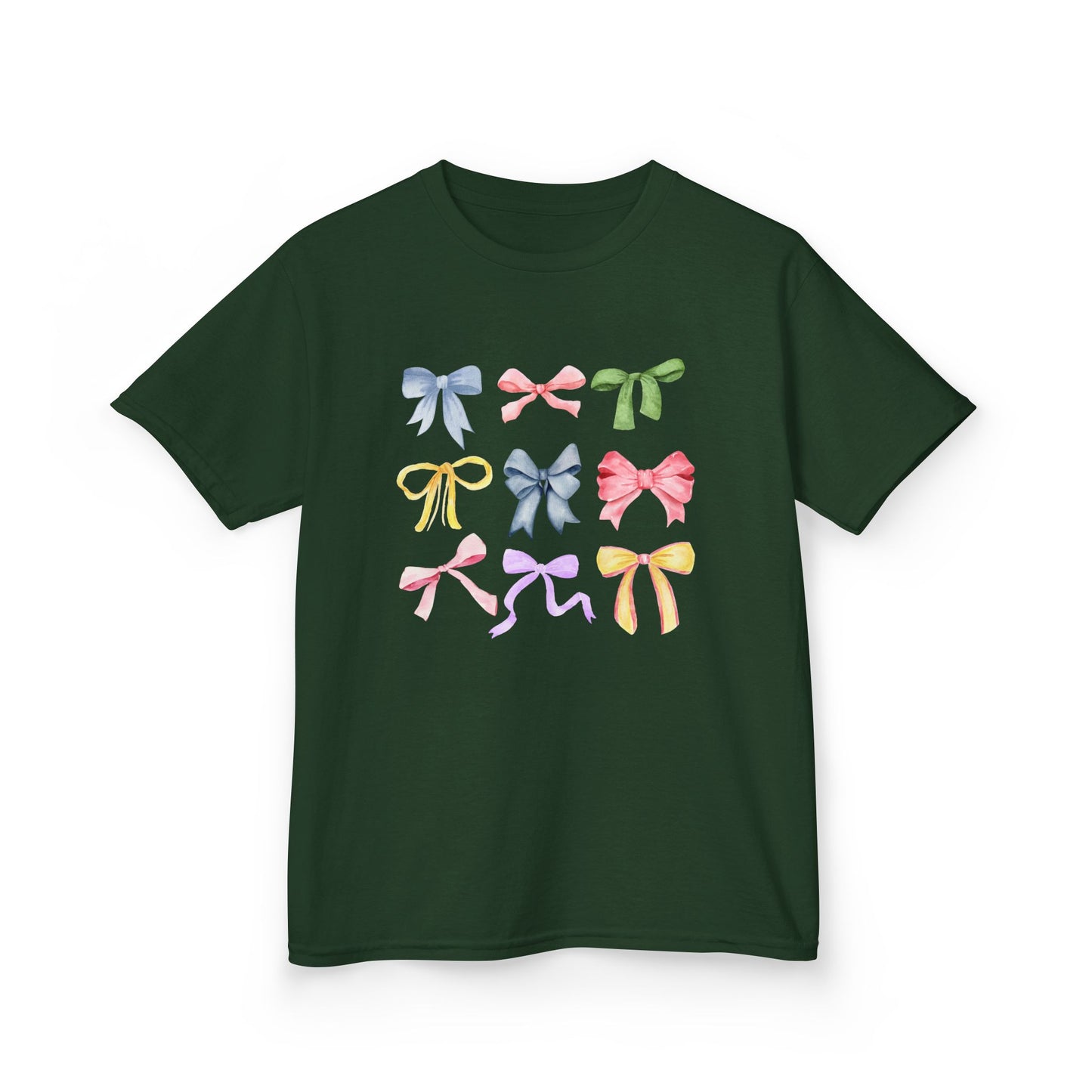 Youth Colorful Bow Coquette Tee