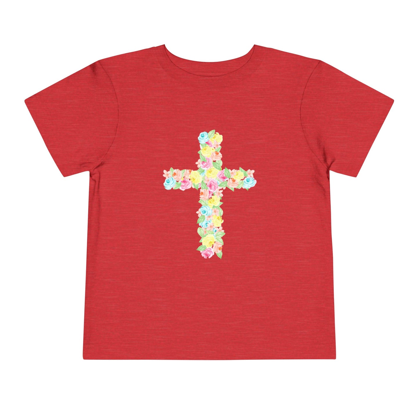 Floral Cross Toddler Tee