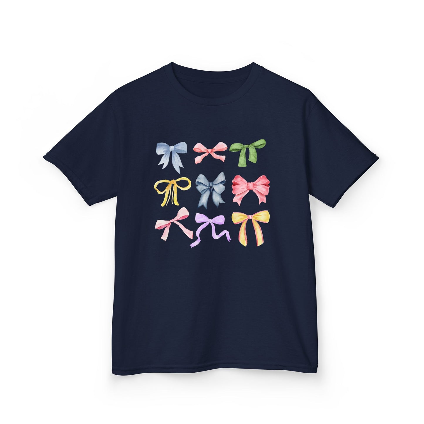 Youth Colorful Bow Coquette Tee