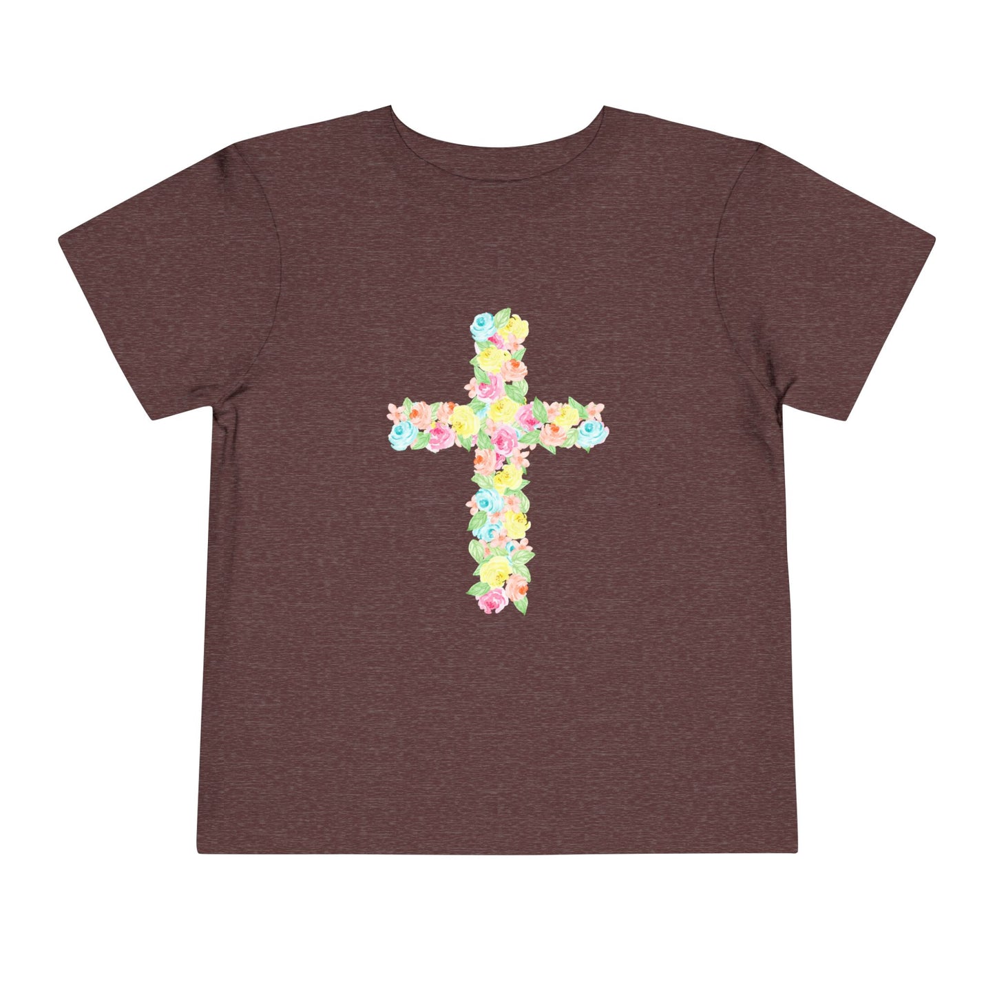 Floral Cross Toddler Tee