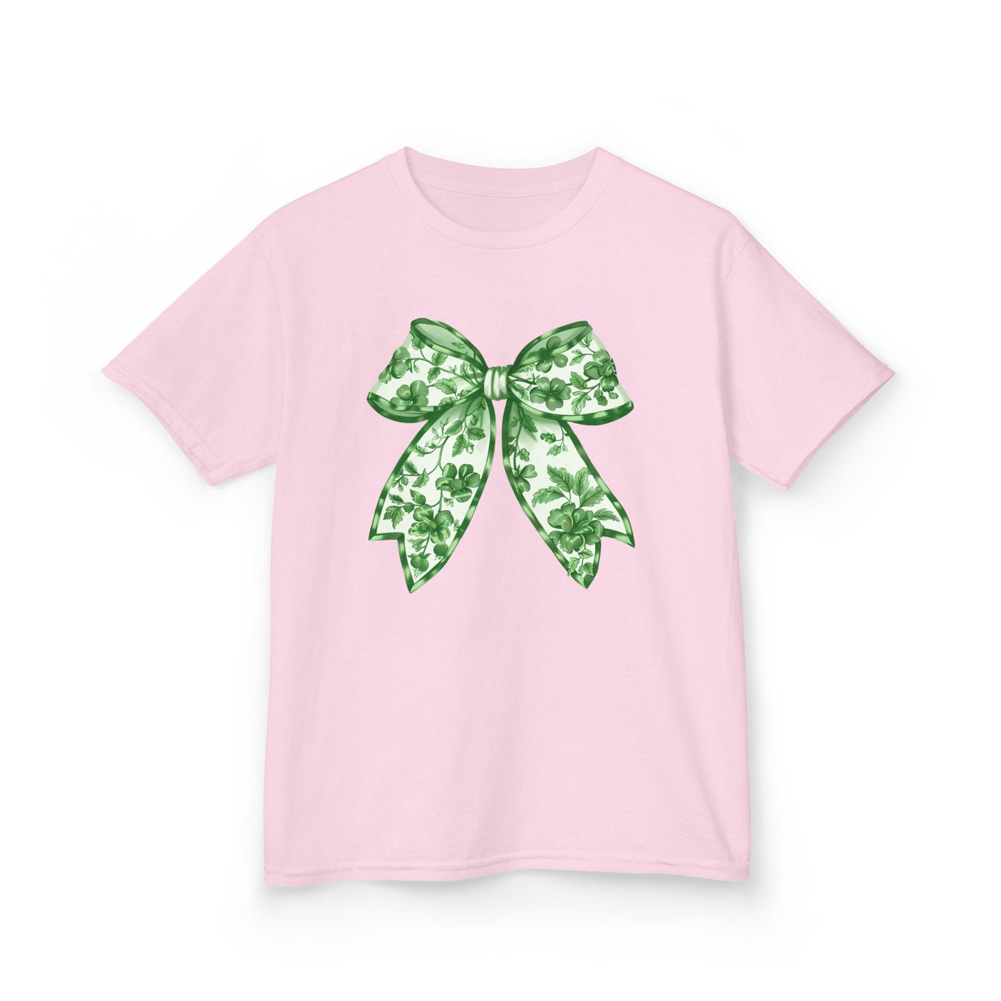 Green Chinoiserie Bow Youth Tee