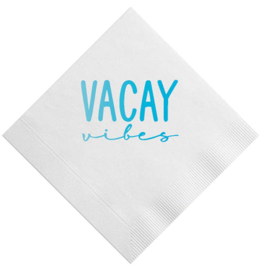 Vacay Vibes Beverage Napkin