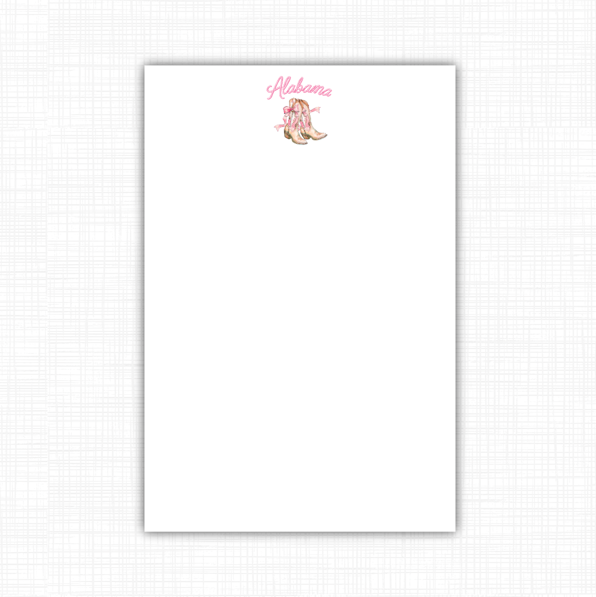 State Coquette Boots Notepad