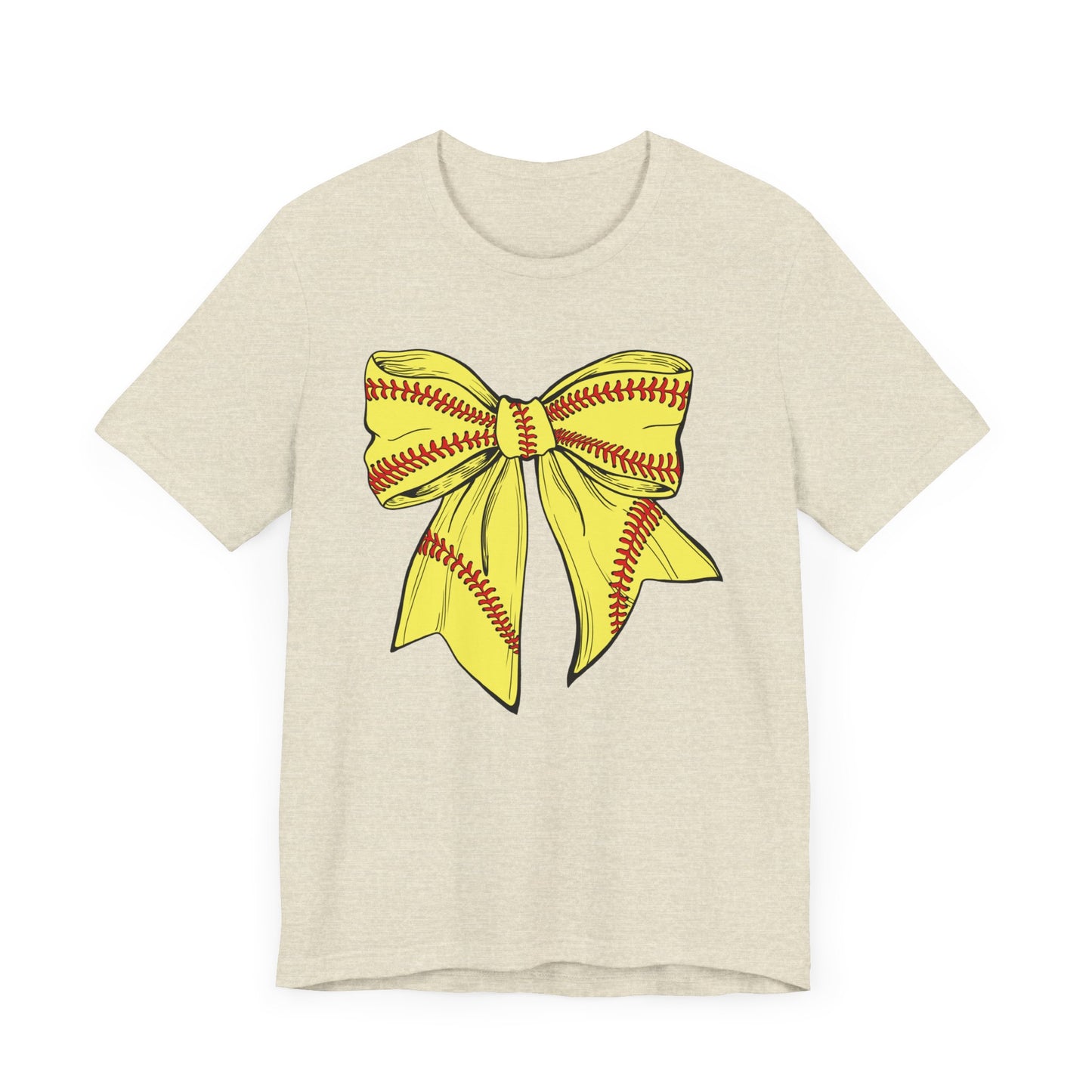 Softball Bow Adult Tee