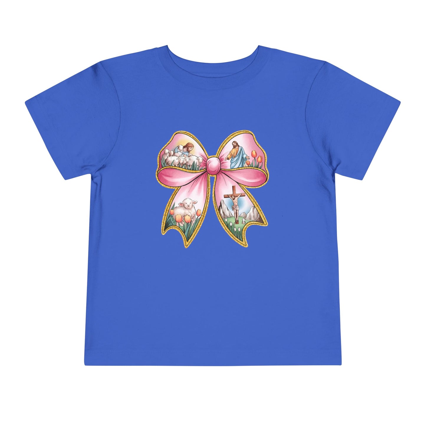 Easter Story Bow Toddler Tee