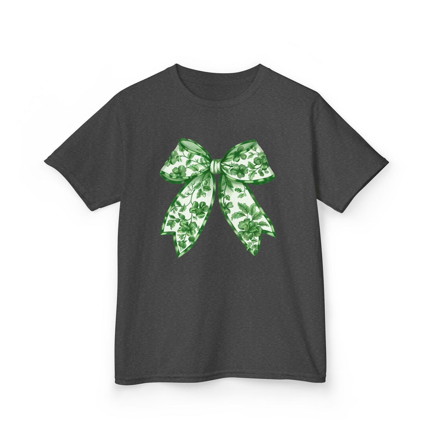 Green Chinoiserie Bow Youth Tee