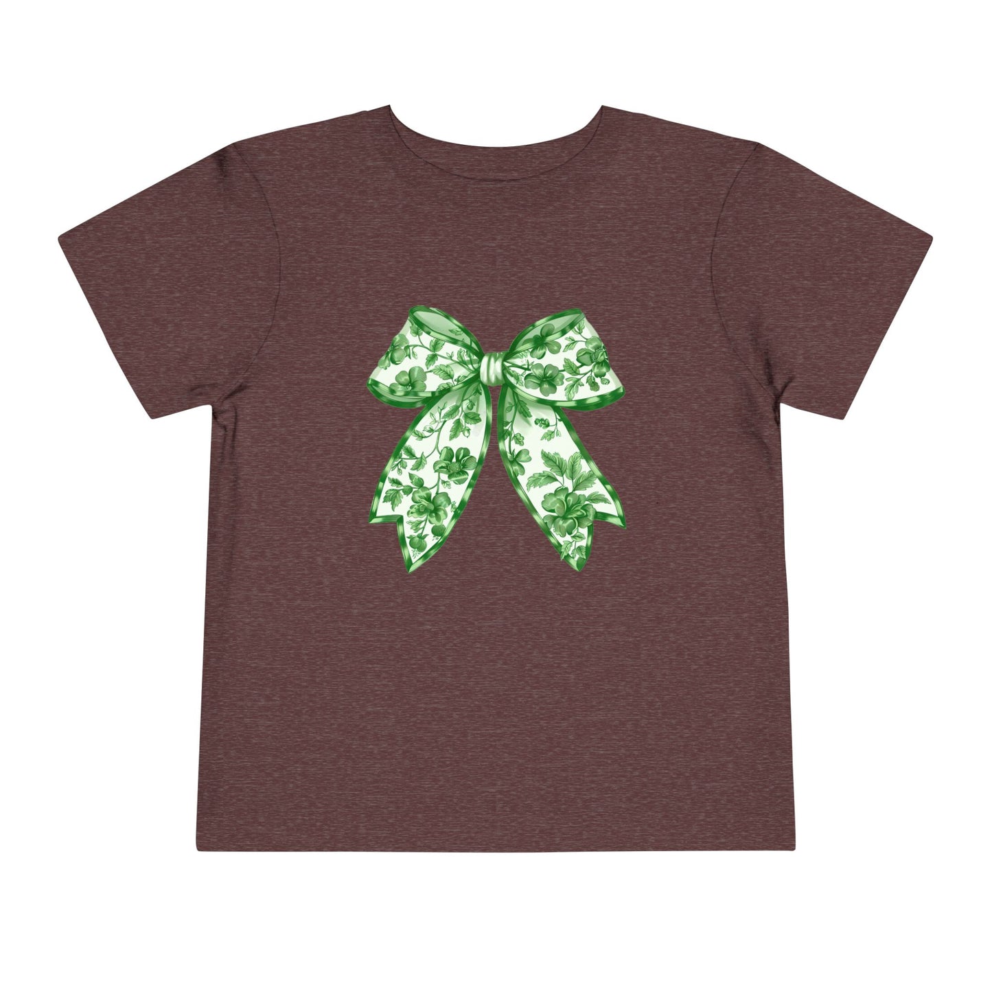 Green Chinoiserie Bow Toddler Tee