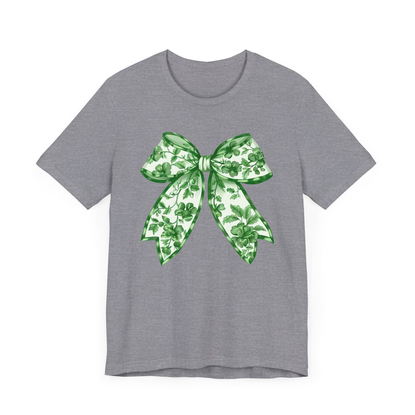 Green Chinoiserie Bow Adult Tee