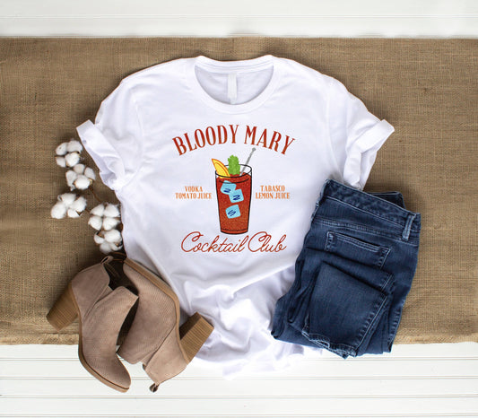 Bloody Mary Cocktail Club DTF Transfer