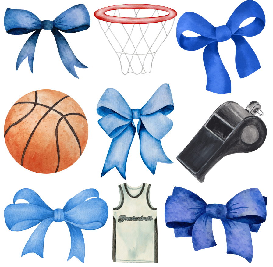 Basketball Coquette DTF Transfer