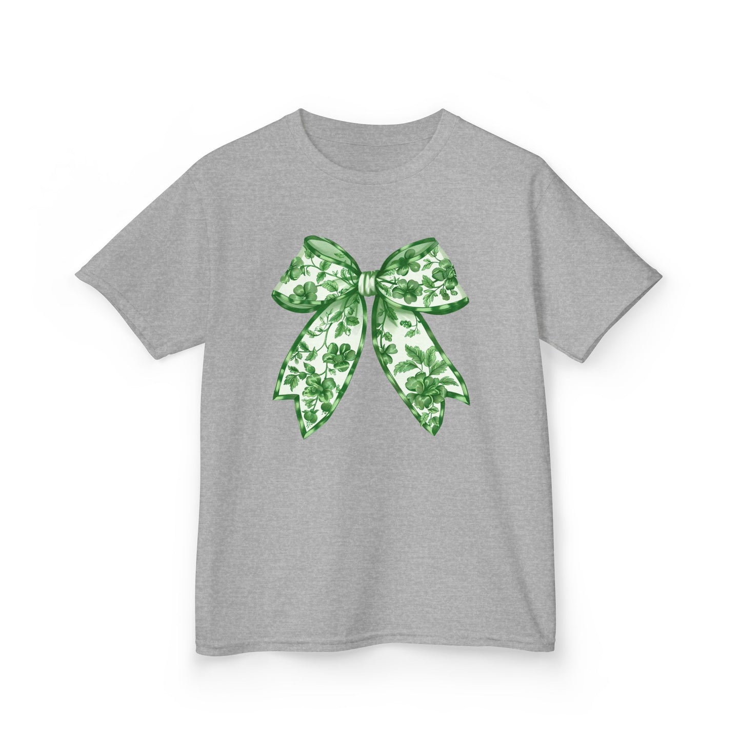 Green Chinoiserie Bow Youth Tee