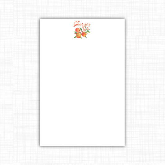Georgia Peach Notepad