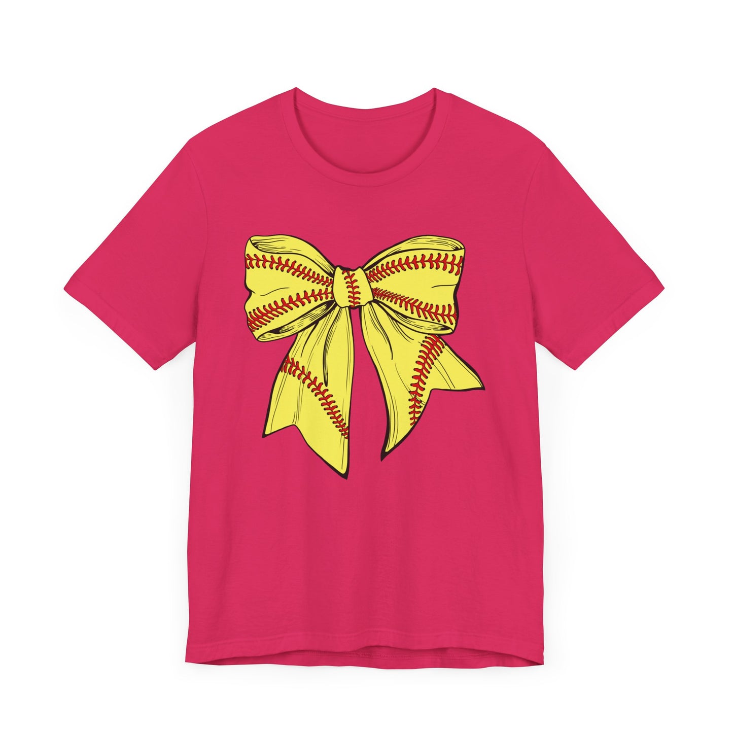 Softball Bow Adult Tee